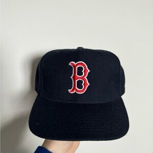 Boston Red Sox New Era Vintage Fitted Hat 100% Wool